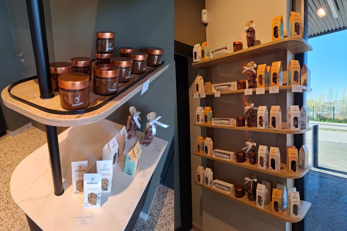 Agencement CHOCOLATERIE / PATISSERIE Dylan OLLIVIER - CANCALE (35)