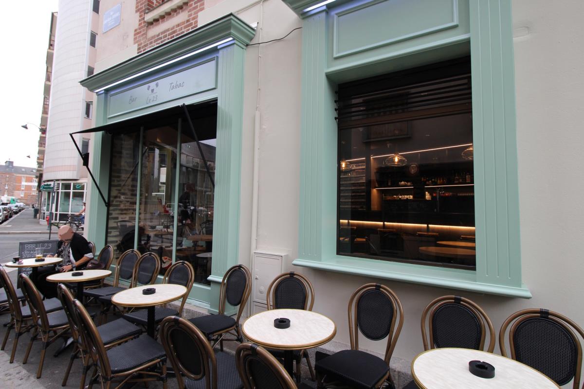 Agencement BAR FACADE BAR LE 23 - RENNES (35)
